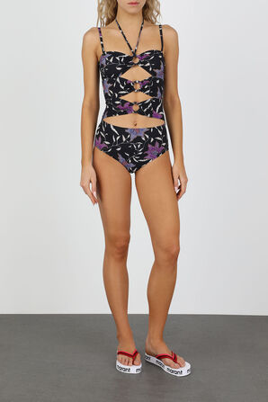 Stiza Swimsuit In Floral Black ISABEL MARANT